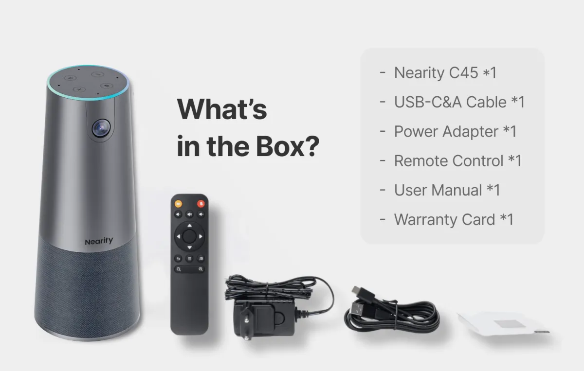 unboxing conference room camera 1