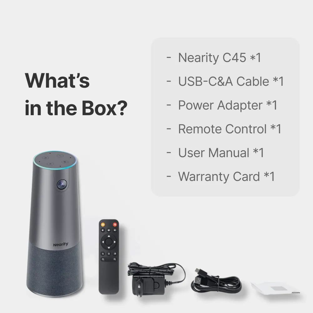 unboxing conference room camera 2