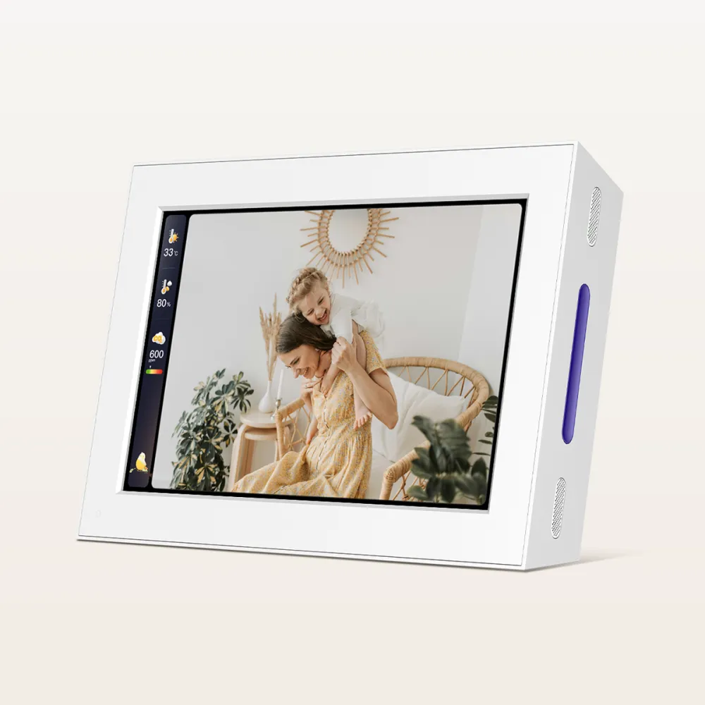 white 10 inch electronic pic frame