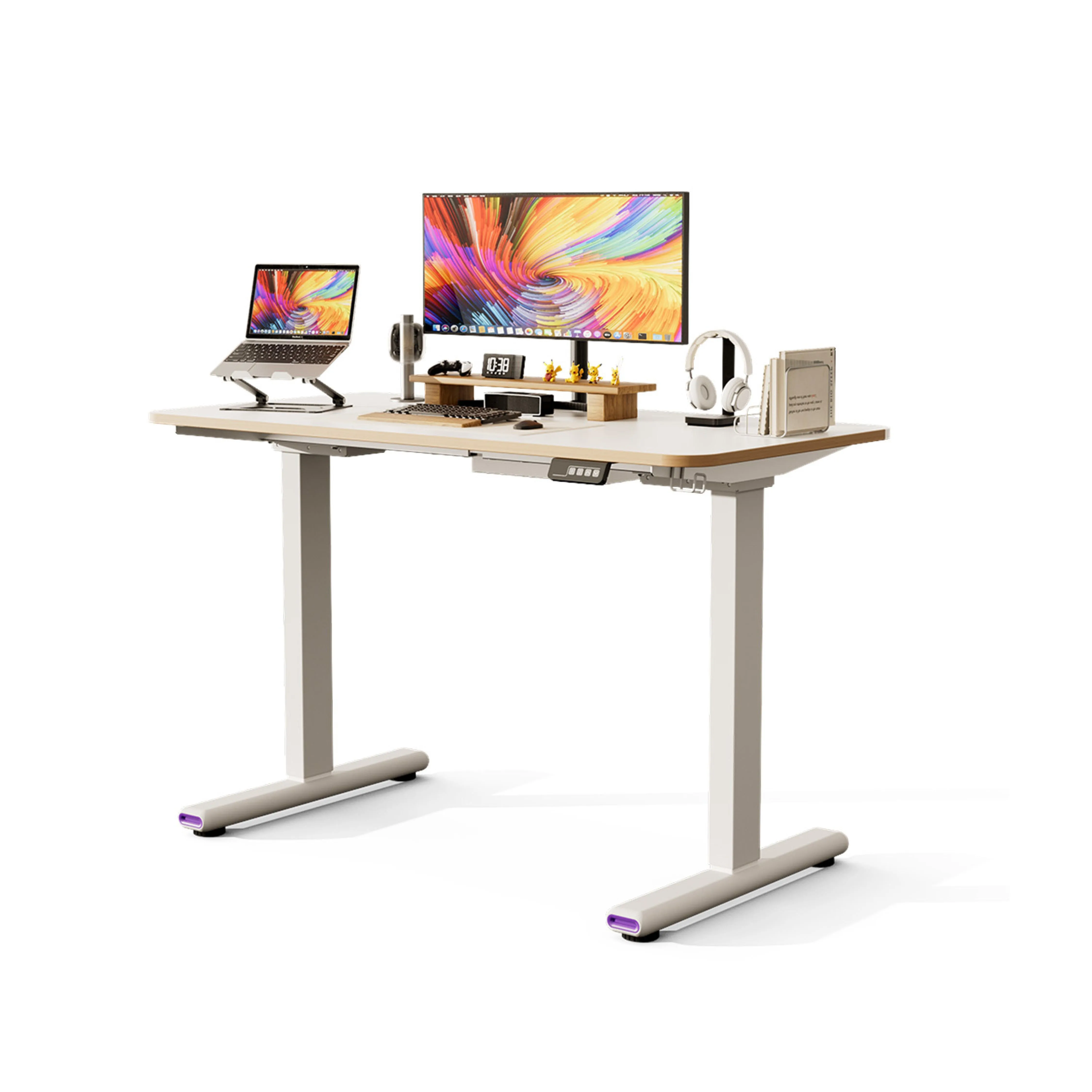 NearHub Office Desk OD20 (White / 48*24 Inch)