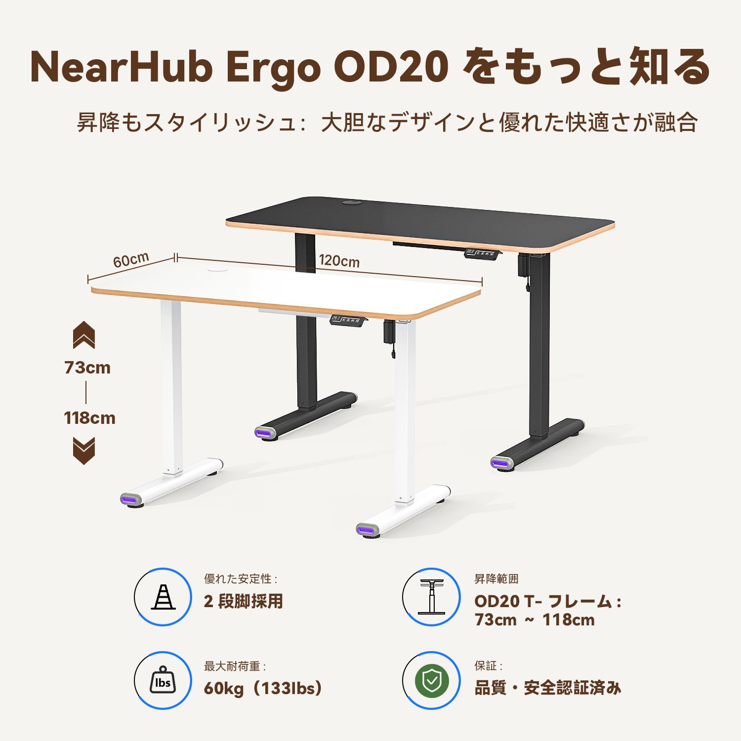アルファシート 昇降デスク 電動 昇降式デスク 幅120×奥行60cm Amazon | Anovara 昇降デスク 電動 昇降式デスク 電動昇降デスク