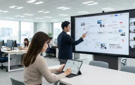 仕事でデジタルホワイトボードを活用している人