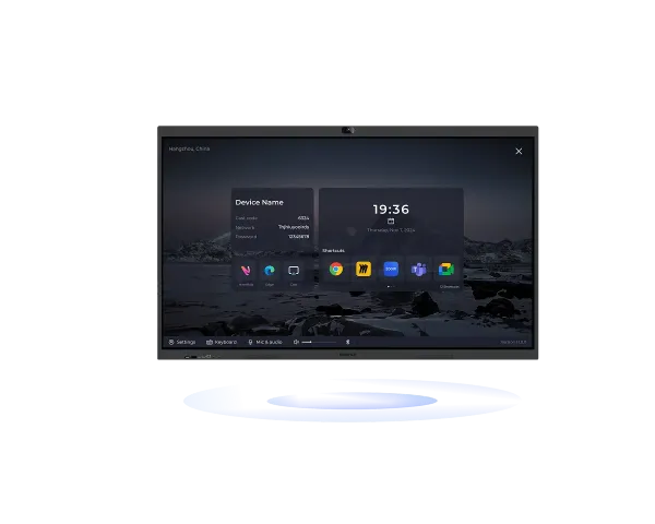 NearHub touch screen whiteboard with seamless UI built for windows power