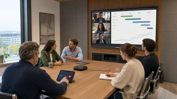 zoom room loesung fuer hybride zusammenarbeit